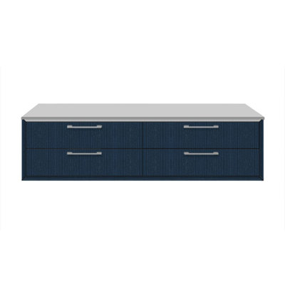 Gemelli 48" W x 12" H x 22" D Wall Mounted Bathroom Cabinet