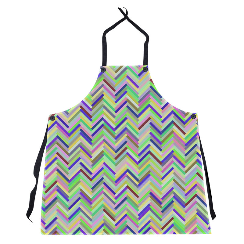 Katelyn Elizabeth Bib Apron, Green/Blue