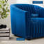 Fauteuil capitonné en velours Modway Annonce Performance-947194926