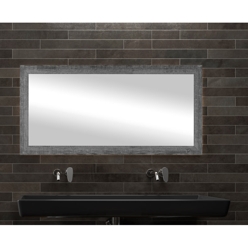 Dakston Solid Wood Flat Mirror, 36.5" x 76"