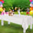 12 Pack Premium Disposable Plastic Tablecloth 54 Inch. X 108 Inch. With 0.3Mm Thickness Table Cover - White