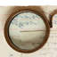 Loupe à lunettes en laiton et résine, accessoire de bureau ancien, poignée et cadre en laiton