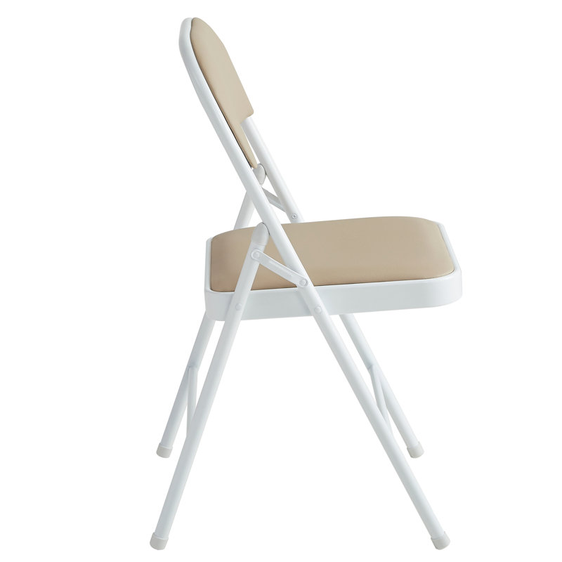 Crume Folding Chair (set of 4), Beige