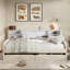 Lit plateforme tapissier avec tablettes de rangement et 2 tiroirs Jamesburg-235429042