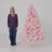 Pre-lit Flocked Artificial Christmas Tree with Foldable Stand-1926715785
