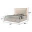 Ensemble de chambre avec lit tapissier Liora-123491258-123491260-123491261
