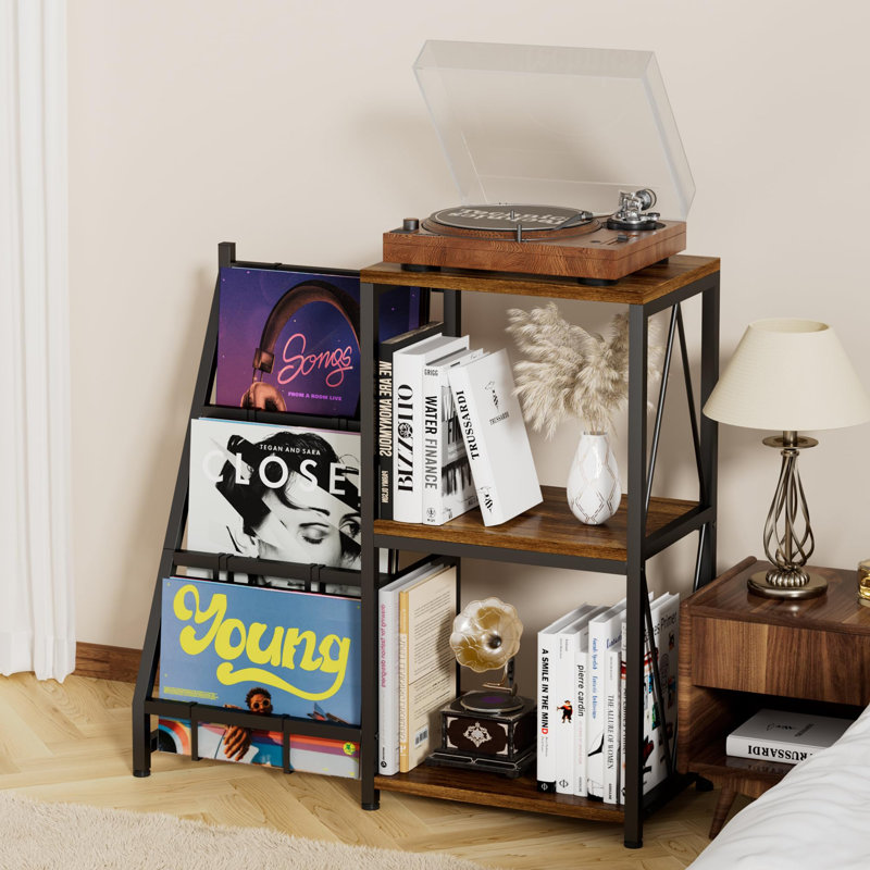 H Media Shelves, Black