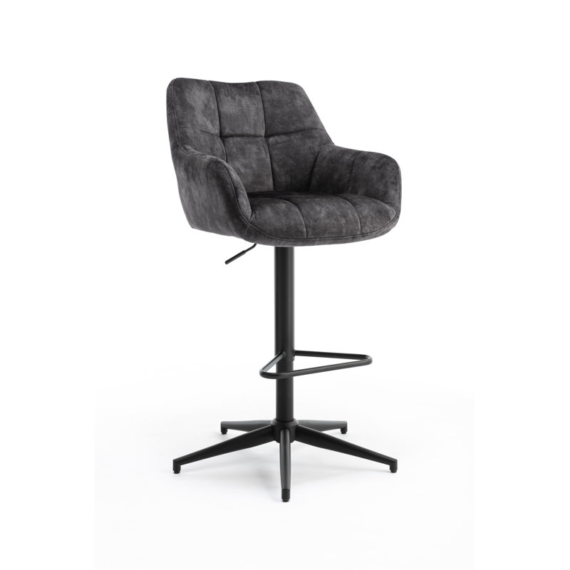 Jade Bar Stool, Grey
