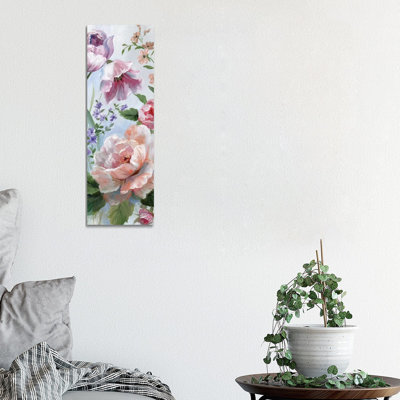 Romantic Botanical II by Nan - Panoramic Painting on Canvas