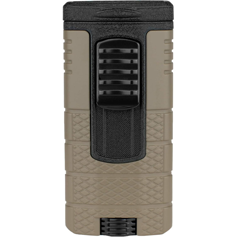 Briquet Xikar Tactical, Noir / brun clair