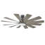 Windflower 12 - Blade LED Windmill Ceiling Fan with Wall Control and Light Kit Included-32650334-32650335