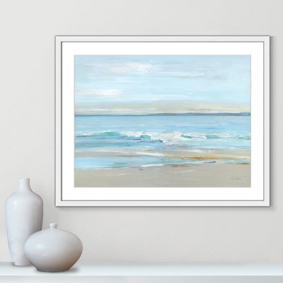 Distant Coast Print by Sally Swatland