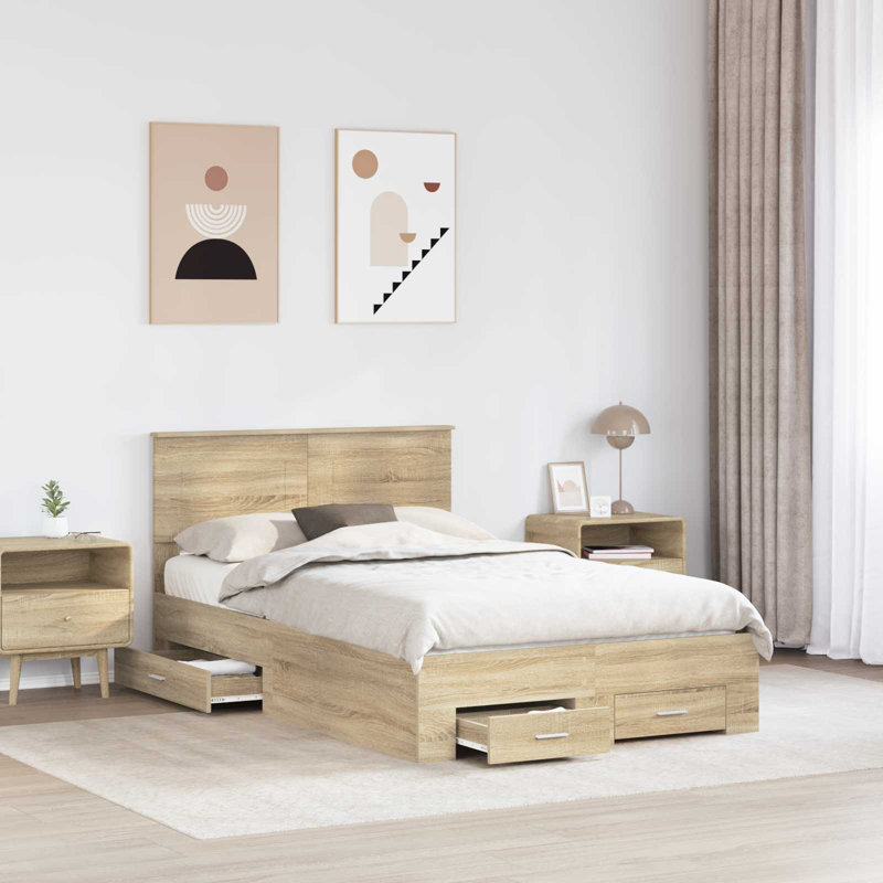 Bed, Sonoma Oak, Double (4'6)