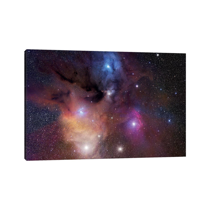 The Rho Ophiuchi Nebula Mosaic by Robert Gendler - Wrapped Canvas Print, 20.32 cm H x 30.48 cm W