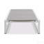 Chaise longue d'extérieur réglable à 5 niveaux, structure en aluminium durable et filet en textilène, parfaite pour le patio / la piscine