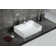 A&E Bath And Shower Colves 16.5'' Glossy White Ceramic Rectangular Bathroom Sink with Overflow