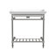 Lavabo de salle de bain console Fireclay-49500074-119167068