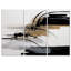 Avetik noir, blanc et or Expression II - ensemble d'art mural moderne sur toile-119275809-88084239-88084233