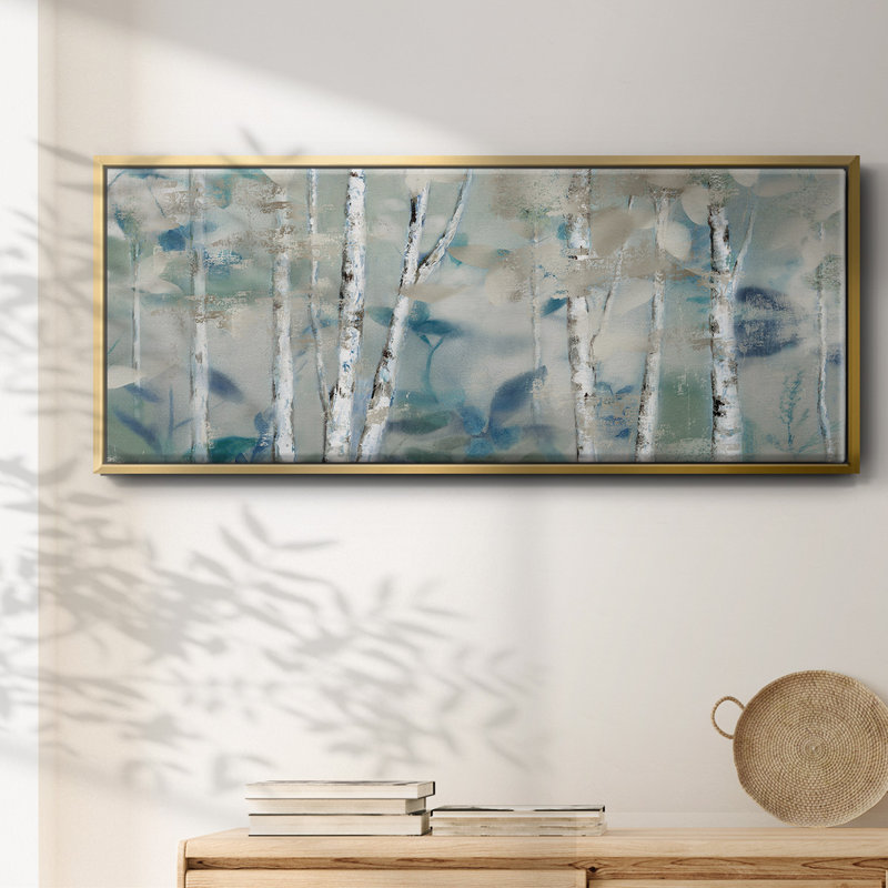 Zen Forest I- Framed Canvas, 20" H x 50" W
