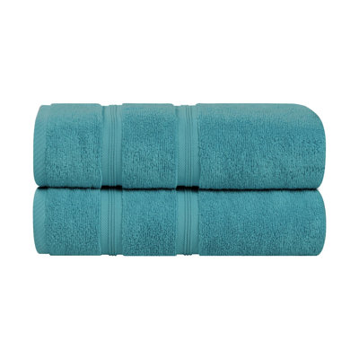 Ensemble de 2 draps de bain en coton Smart Quick-Dry Zero Twist