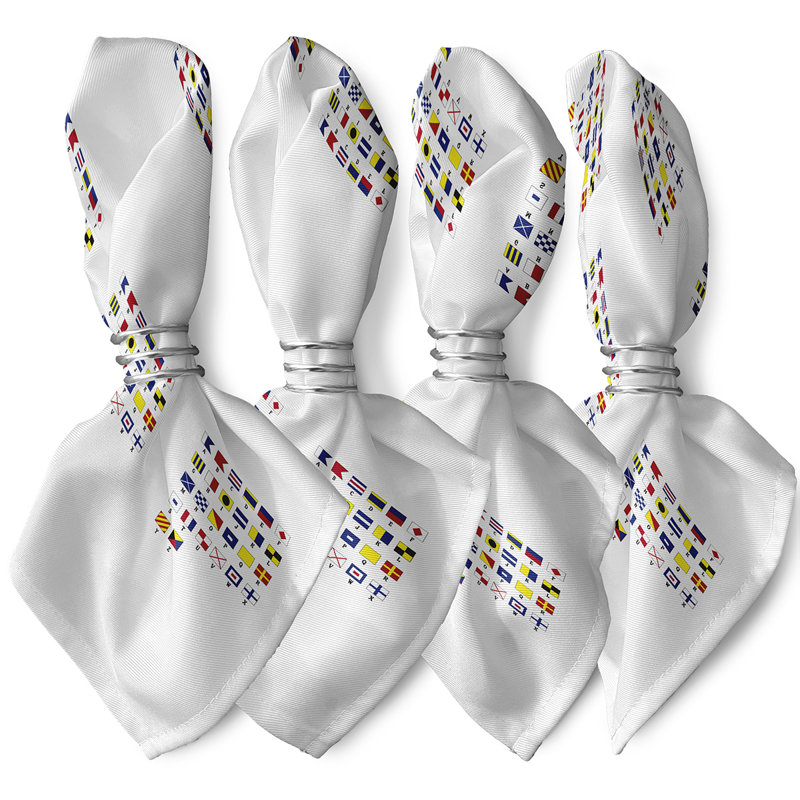 Abriyana Polyester Nautical & Coastal Napkins