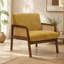 Chaise d'appoint rembourrée, fauteuil de salon, chambre à coucher-1009571329