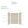 Expressions 48'' W 48'' D 72'' H Glue Up Solid Surface Wall