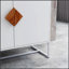Buffet à 2 portes à poignée carrée en bois massif Cadre de base solide, confortable, durable et magnifique