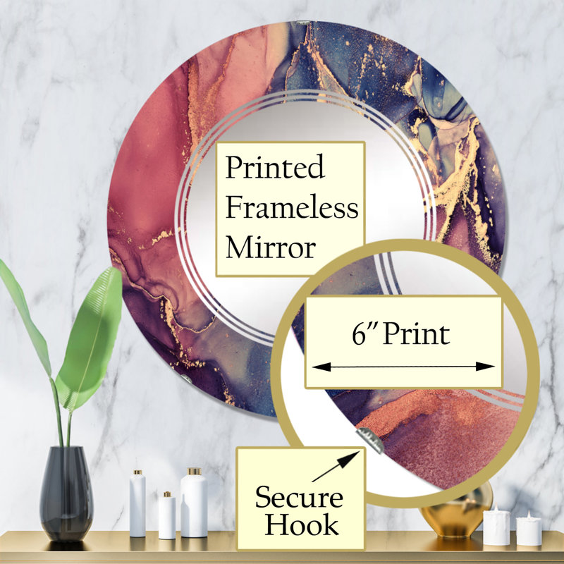 Miroir de salle de bain sans cadre, 32 po x 32 po