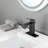 Waterfall Spout Bathroom Faucet,Single Handle Bathroom Vanity Sink Faucet-118546179