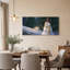 " Snowman With Brown Top Hat And Yellow Scarf " Painting-1092487082