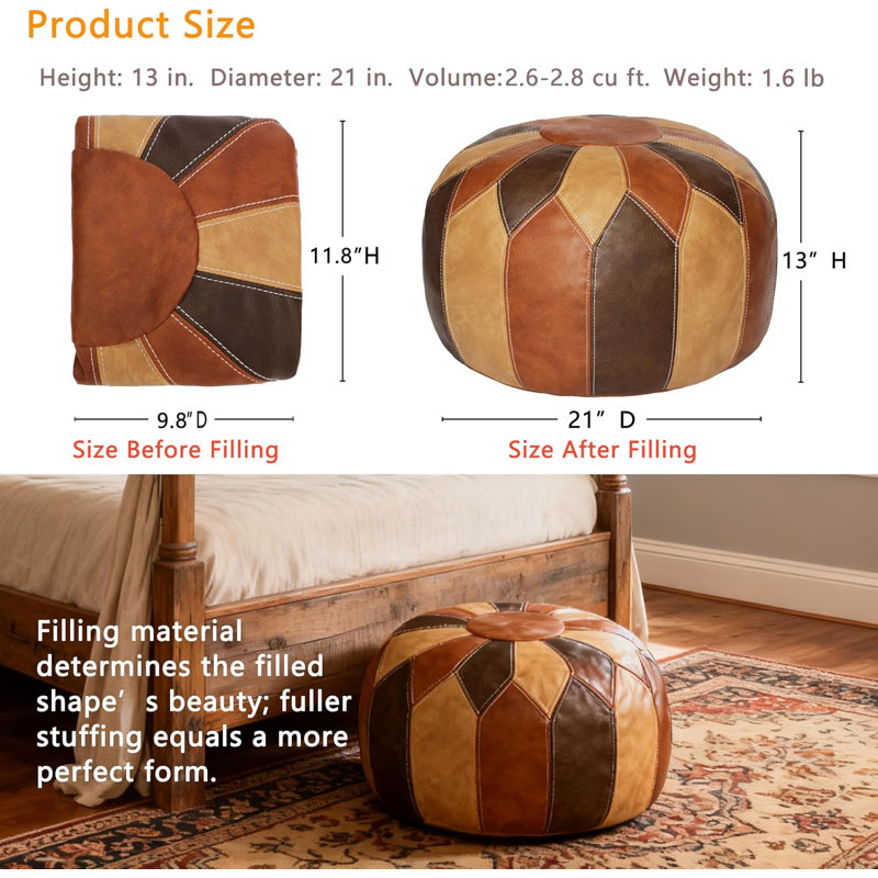 Bohemian style multi-purpose footstool