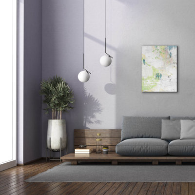  «Blue Birds On Wires» par Jean Plout, art mural sur toile, 26 po x 34 po