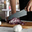5PCS Vintage  Kitchen Knife Set With Covers High Carbon Stainless Steel  Extra Sharp And Strong