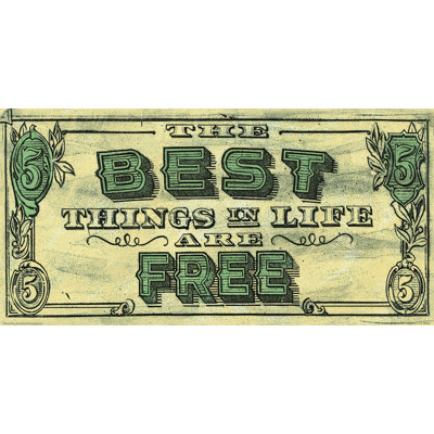 The Best Things - Wrapped Canvas Print
