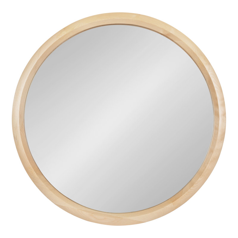 Miroir Anacleta, Noyer brun, Rond