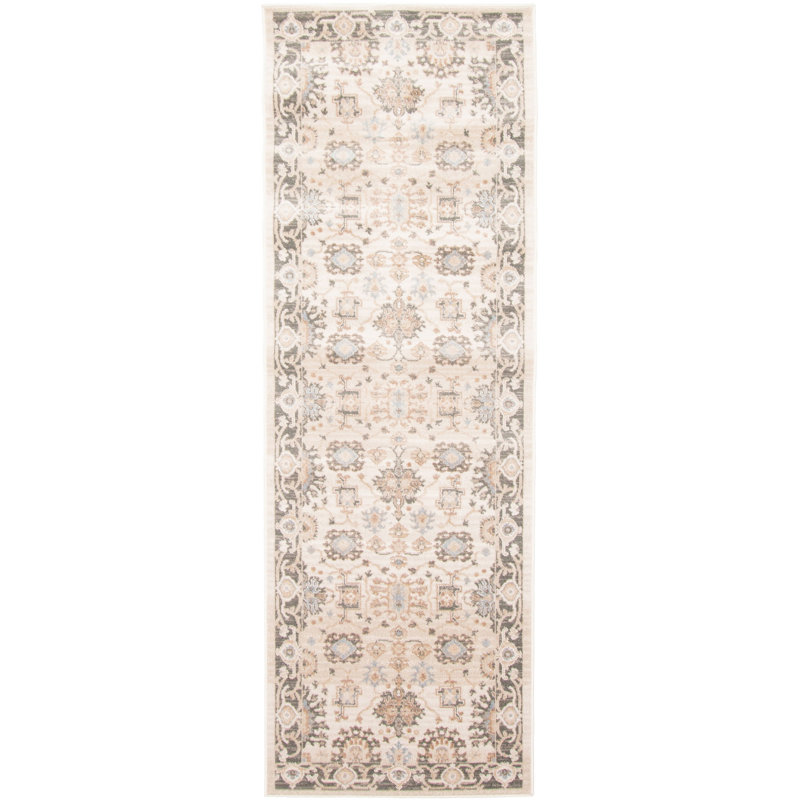 Gloria Ivory Rug, Runner 2'8" x 8'2"