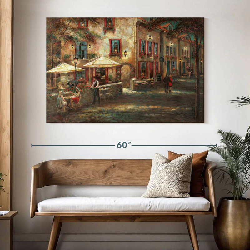 Sireci Courtyard Cafe, 34" H x 51" W