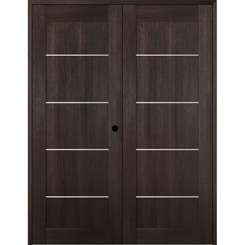 Porte standard lambrissée Avon, L 59,5 po x H 79,38 po, Chêne, Gauche