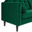 Jeses 204Cm Velvet Square Arms Sofa-1066837129