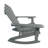 Outdoor Or Indoor Wood Adirondack Chair, Foldable