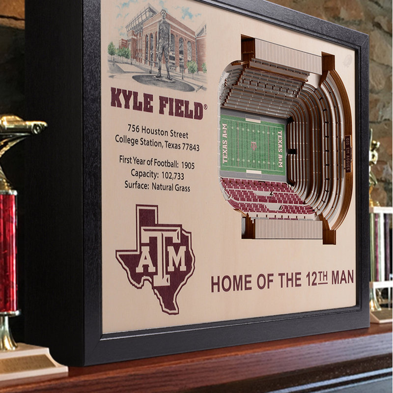 Traditional Entertainment Wall Decor, Texas A&M Aggies