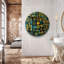 Superbe peinture murale en verre trempé 23,6 po x 23,6 po | 100% verre trempé d'une épaisseur de 0,16 pouce, imprimé UV pour des couleurs éclatantes | Parfait pour la décoration intérieure, le salon et les espaces de bureau, design durable et élégant-82743044