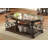 Aarav Glass Top Coffee Table