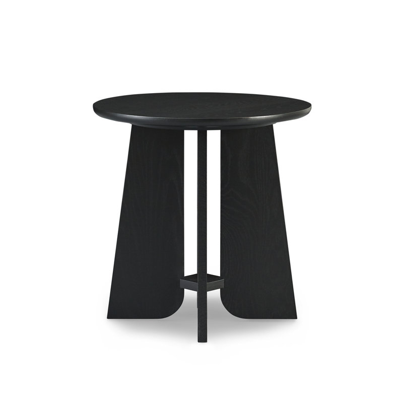 Dearborn Solid Wood End Table, Raven
