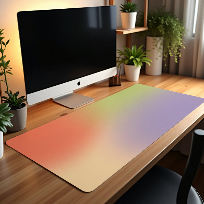 Polyester Desk Pad, 23.6x13.8