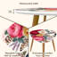 Ensemble de 2 tables basses gigognes Triangle