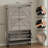 3-Tier Flip-Top Safety Shoe Cabinet with Anti-Tip Mechanism—Essential Entryway Storage Solution-966115773
