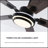 Ceiling Fans with Lights and Remote Control