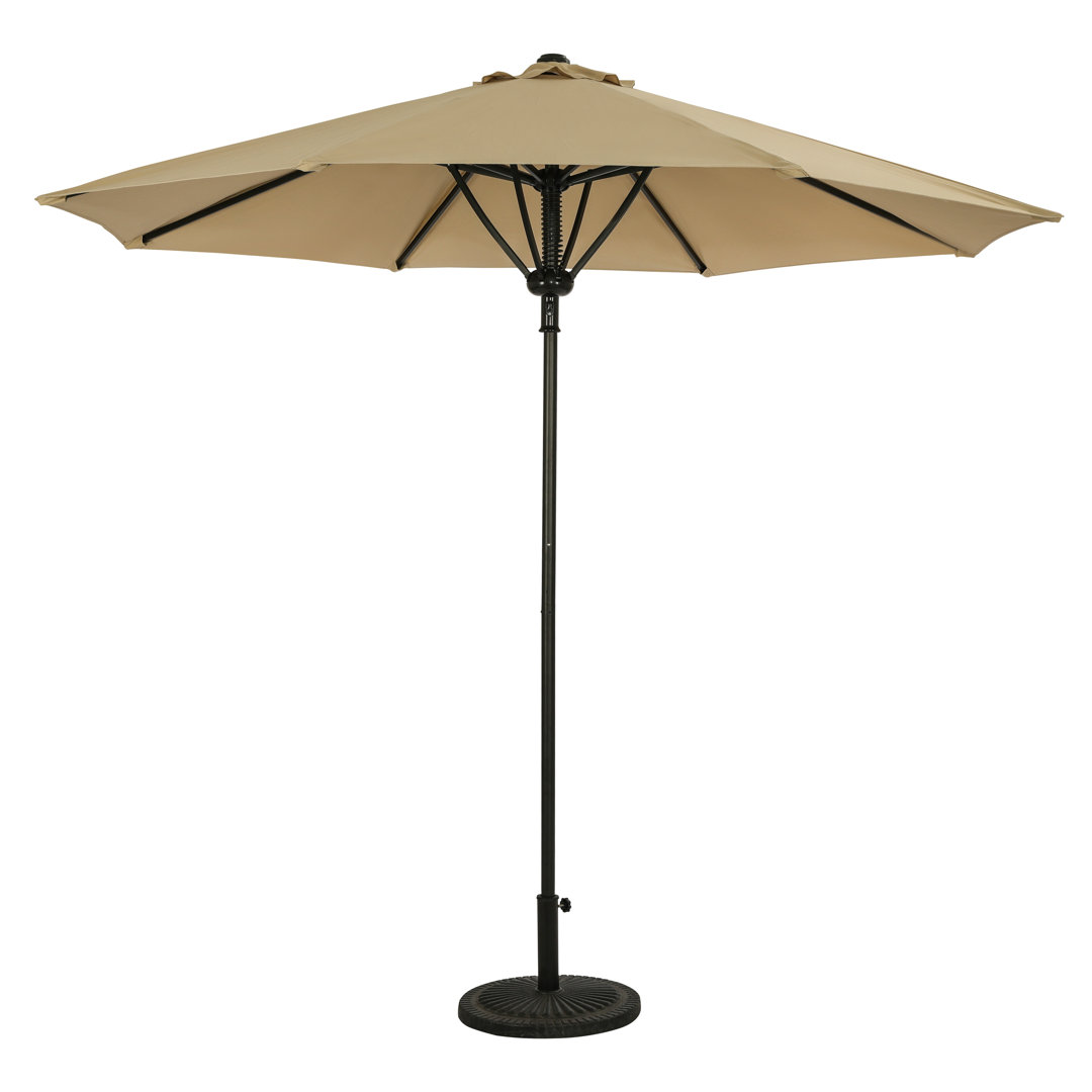 Shawnna 108'' Market Umbrella with Breez-Tex Canopy Arlmont & Co. Fabric